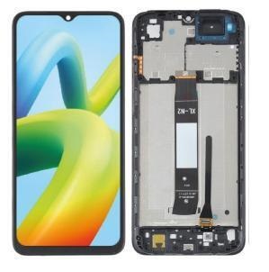 Schermo LCD + touch + frame per Xiaomi Redmi A2 4G 2023 23026RN54G 560001C3S200 Service Pack Black Originale